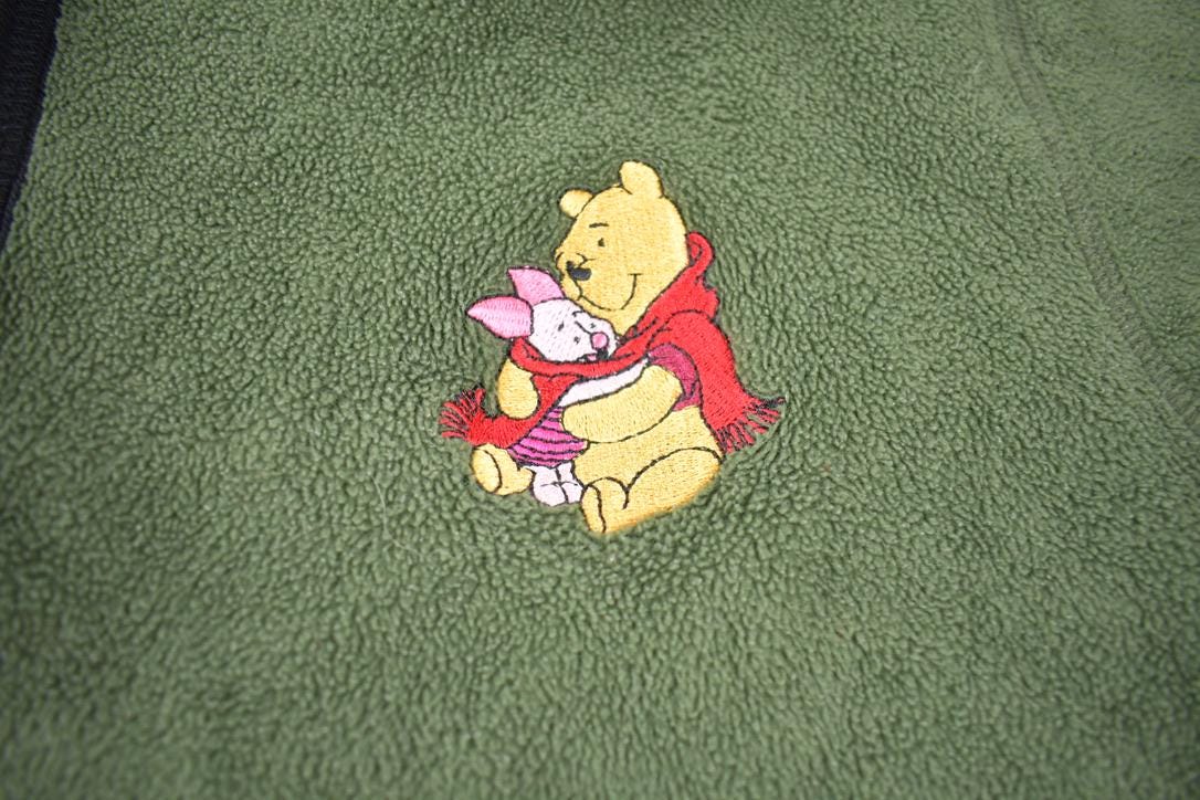 Vintage 1990s Winnie The Pooh Embroidered Fleece Sweater
