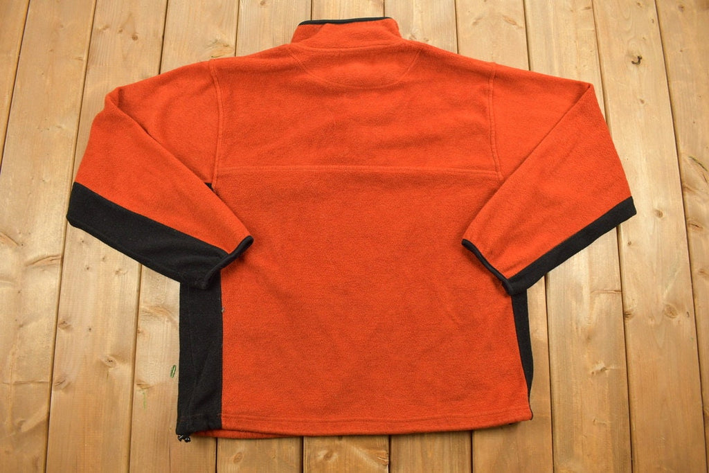 Vintage 1990s Misty Mountain Quarter Zip Fleece Sweater / Sportswear / 90s Crewneck / Streetwear / Athleisure / Hiking