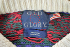 Vintage 1990s Old Glory Knit Crewneck Sweater