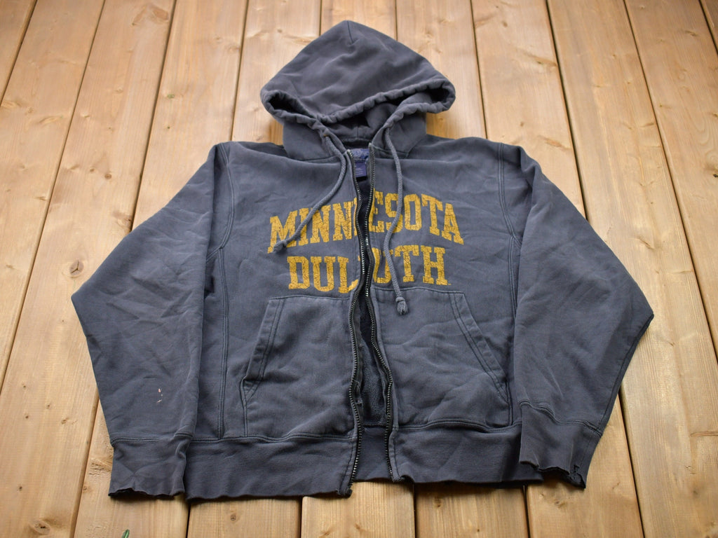 Vintage 1990s Champion Reverse Weave Minnesota Duluth Graphic Hoodie