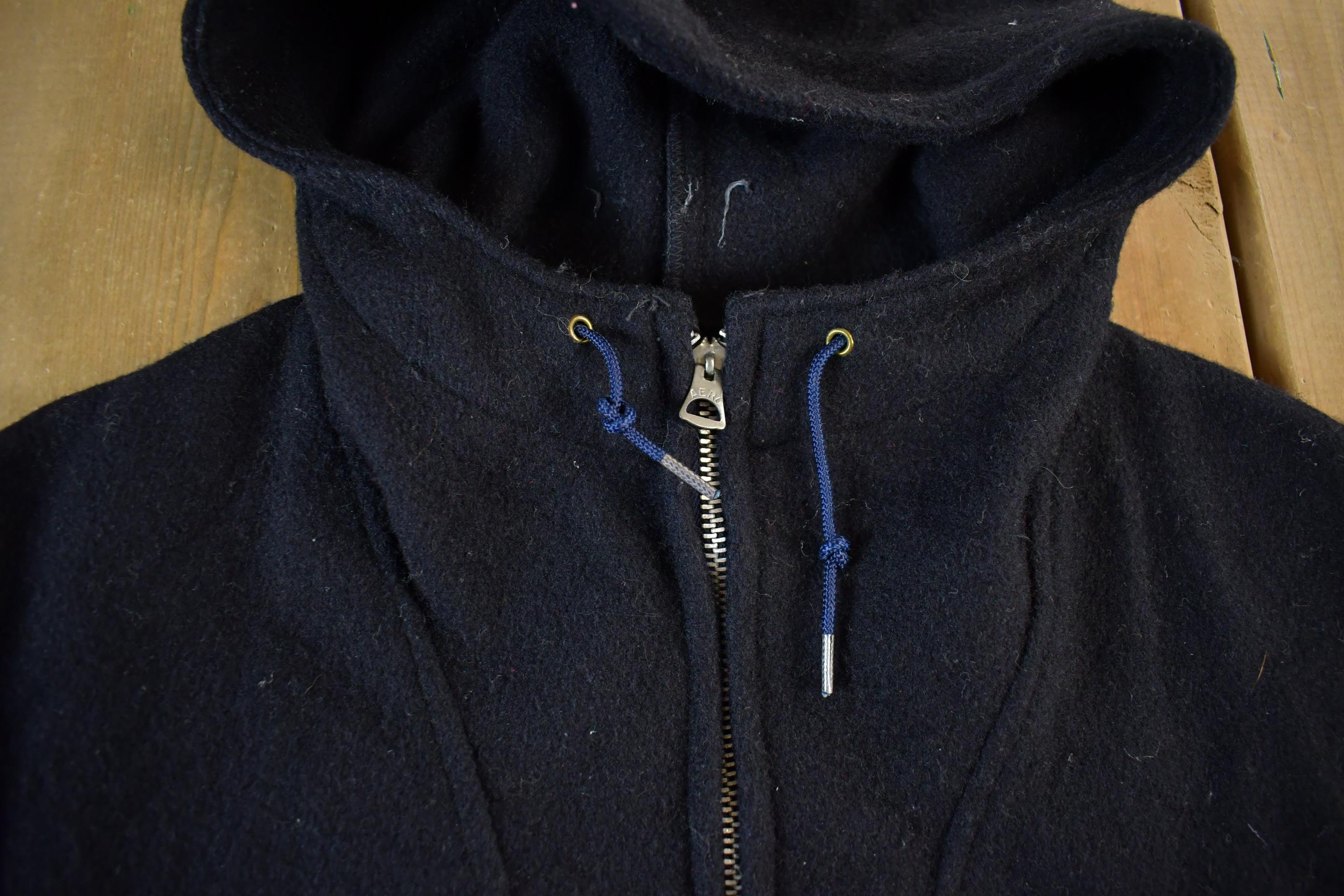 Vintage 1960s Grandstander By Campus Wool Anorak Hoodie Men's Small