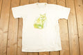 Vintage 1990's Fox Drawing Souvenir Travel T-Shirt Mens M