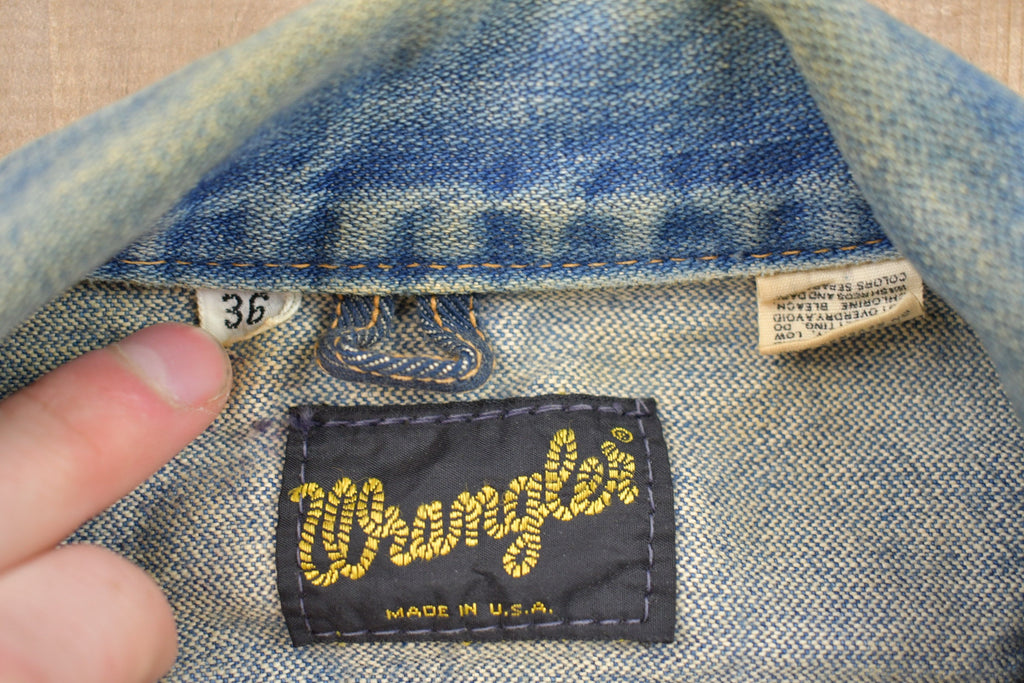 Vintage 1970s Wrangler Denim Jean Jacket