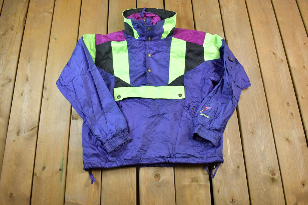 Vintage 1990s Sun Ice Discipline Neon Puffer Ski Snowboard Jacket