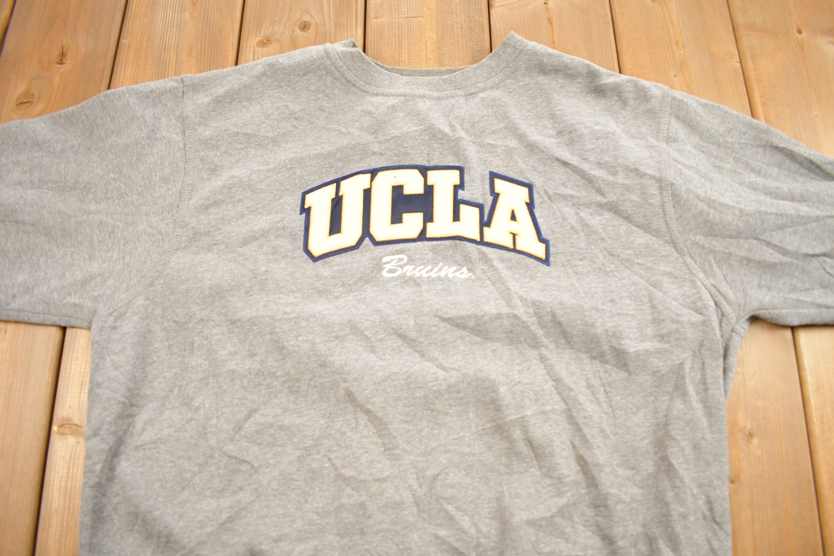 Vintage 1990s UCLA Bruins Embroidered Crewneck  Vintage Collegiate Crewneck  Sportswear  Americana