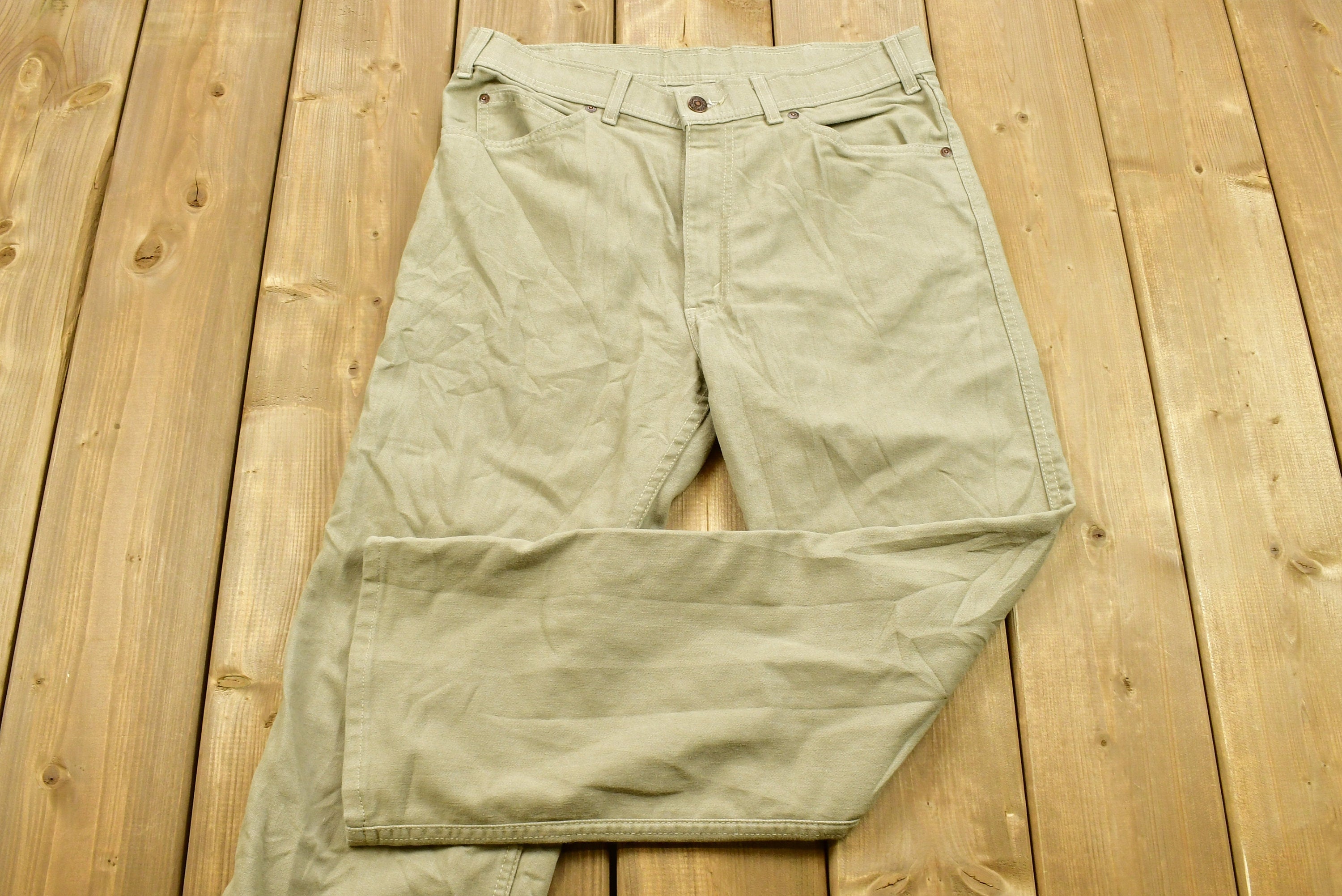 Vintage 90's Levi's For Men White Tab Jeans Size 32