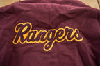 Vintage 1970s Rangers Senior Band Leather Letterman Varsity Jacket