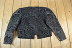 Vintage 1960s Sequin Fancy Button Up Shirt
