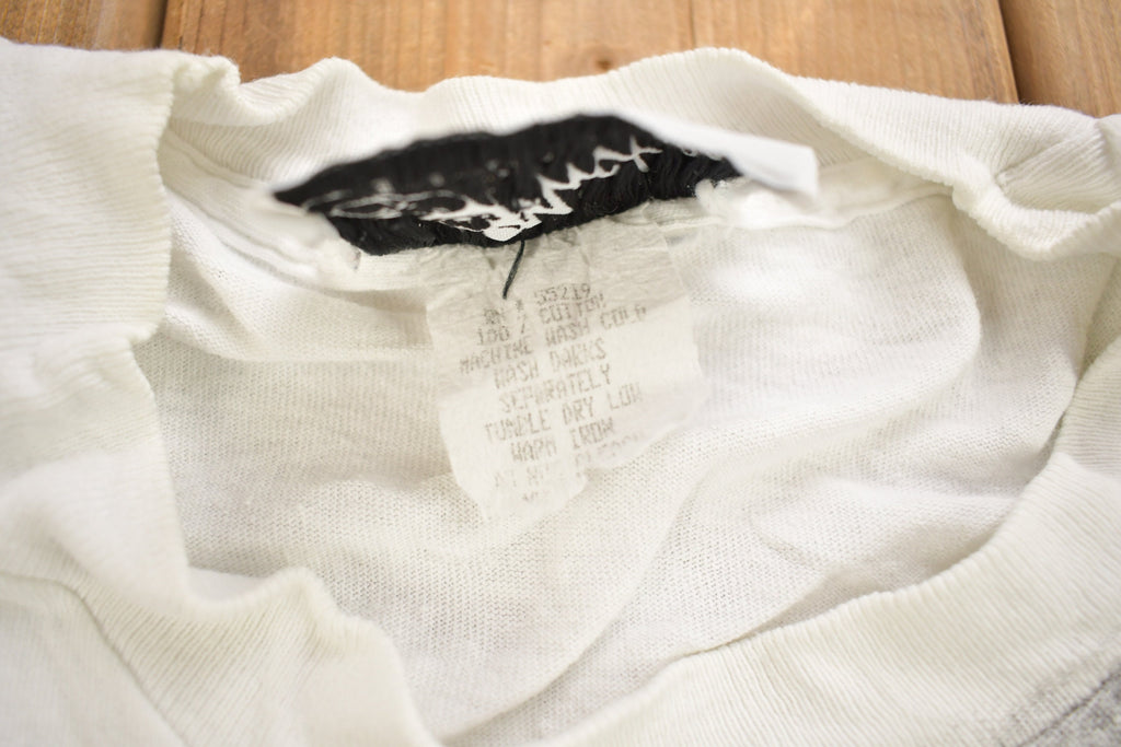Vintage 1990s Mickey Mouse Surfing Theme All Over Print T-Shirt