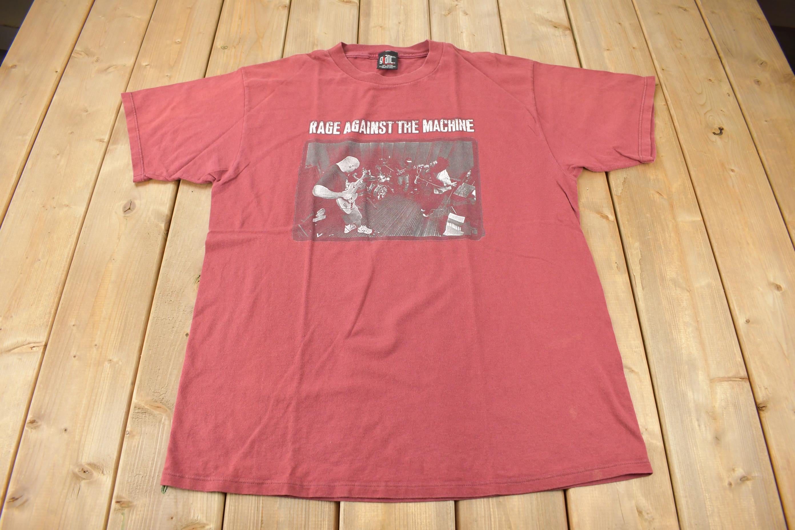 Vintage 1990s Rage Against The Machine Graphic Band T-Shirt