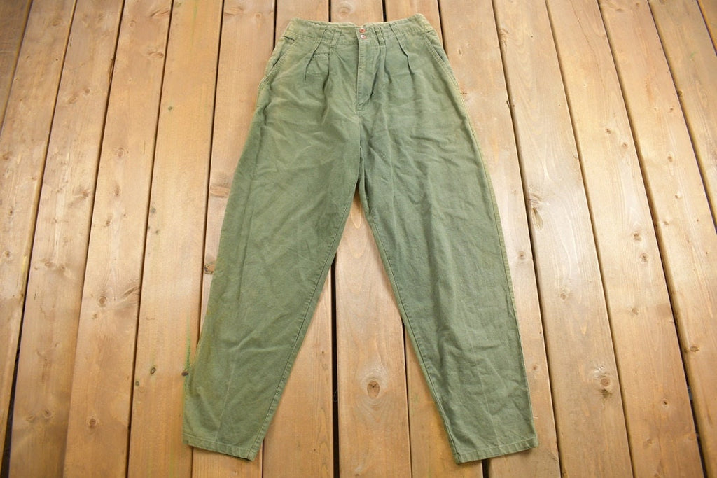 Vintage 1990's Tarazzia Design Group Pleated Trousers Size 28 x 28.5