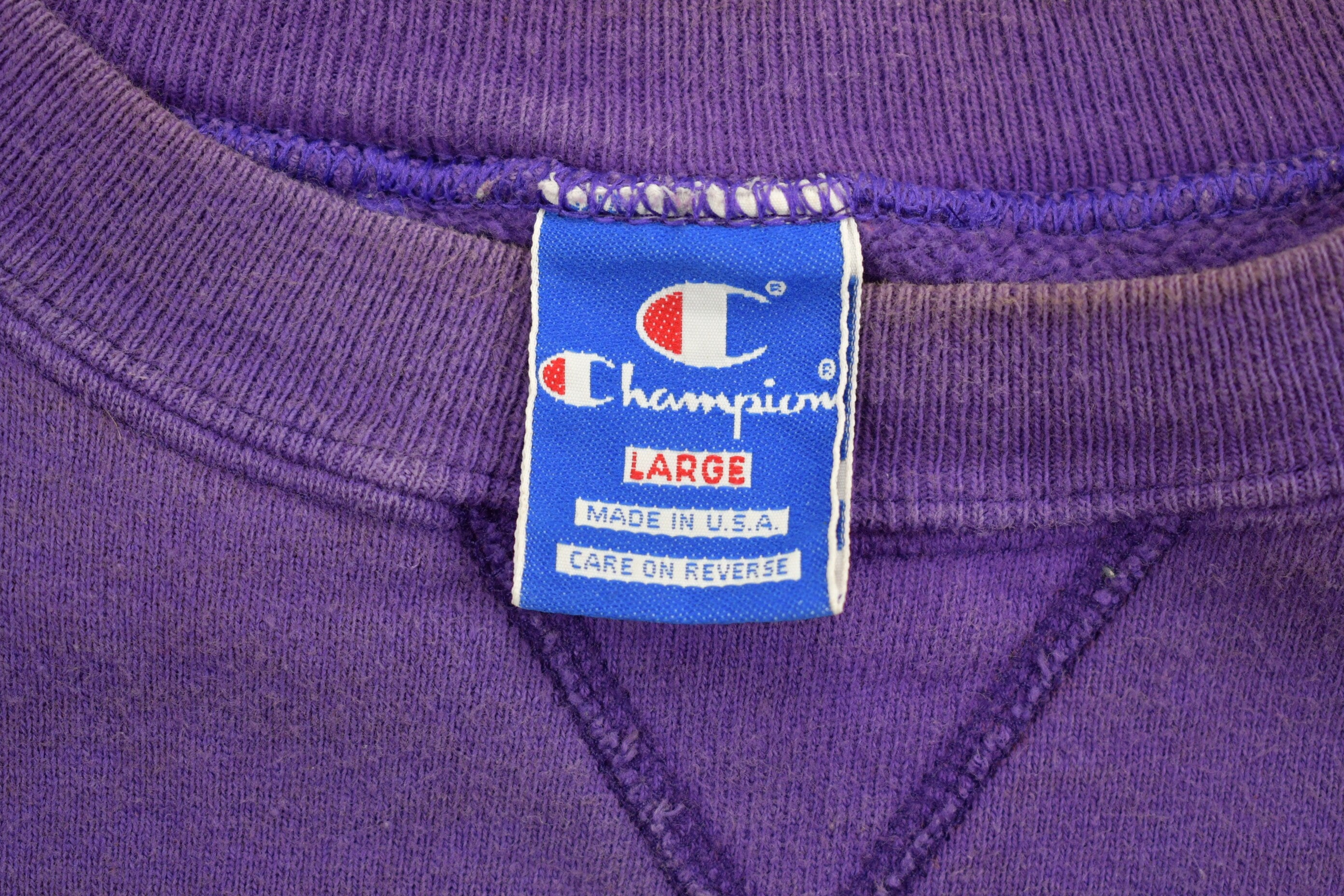 Vintage 1990s Minnesota Vikings NFL Champion Blue Tag Sweatshirt