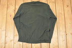 Vintage 1990 International Literacy Year Graphic Print Crewneck Shirt Men's M