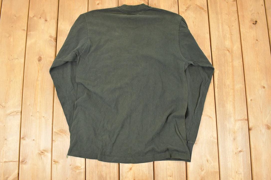 Vintage 1990 International Literacy Year Graphic Print Crewneck Shirt Men's M