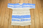 Vintage 1990s Duke University Blue Devils Collegiate T-Shirt  All Over Print  NCAA Tee  Single Stitch  Sportswear  Made In USA