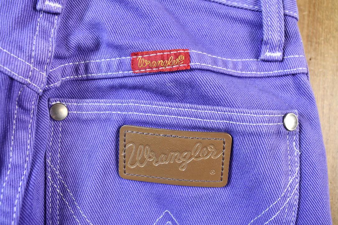 Vintage 2000s Wrangler for Women Purple Denim Jeans Size 0 x 34