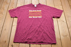 Vintage 1990s Only Smart People Can Read This Graphic T-Shirt / Graphic / 80s / 90s / Streetwear / Retro Style / Funny Quote