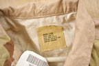 Vintage 1999 Desert Camo Button Up Military Coat Size Medium X Long