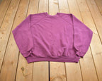 Vintage 1990s Blank Tultex Crewneck Sweatshirt Made In USA