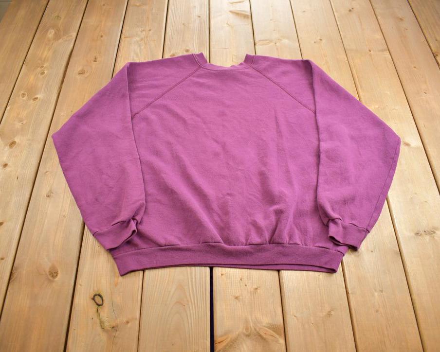 Vintage 1990s Blank Tultex Crewneck Sweatshirt Made In USA