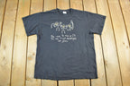 Vintage 1990s Ninja Monkeys Funny T-Shirt Men's Large