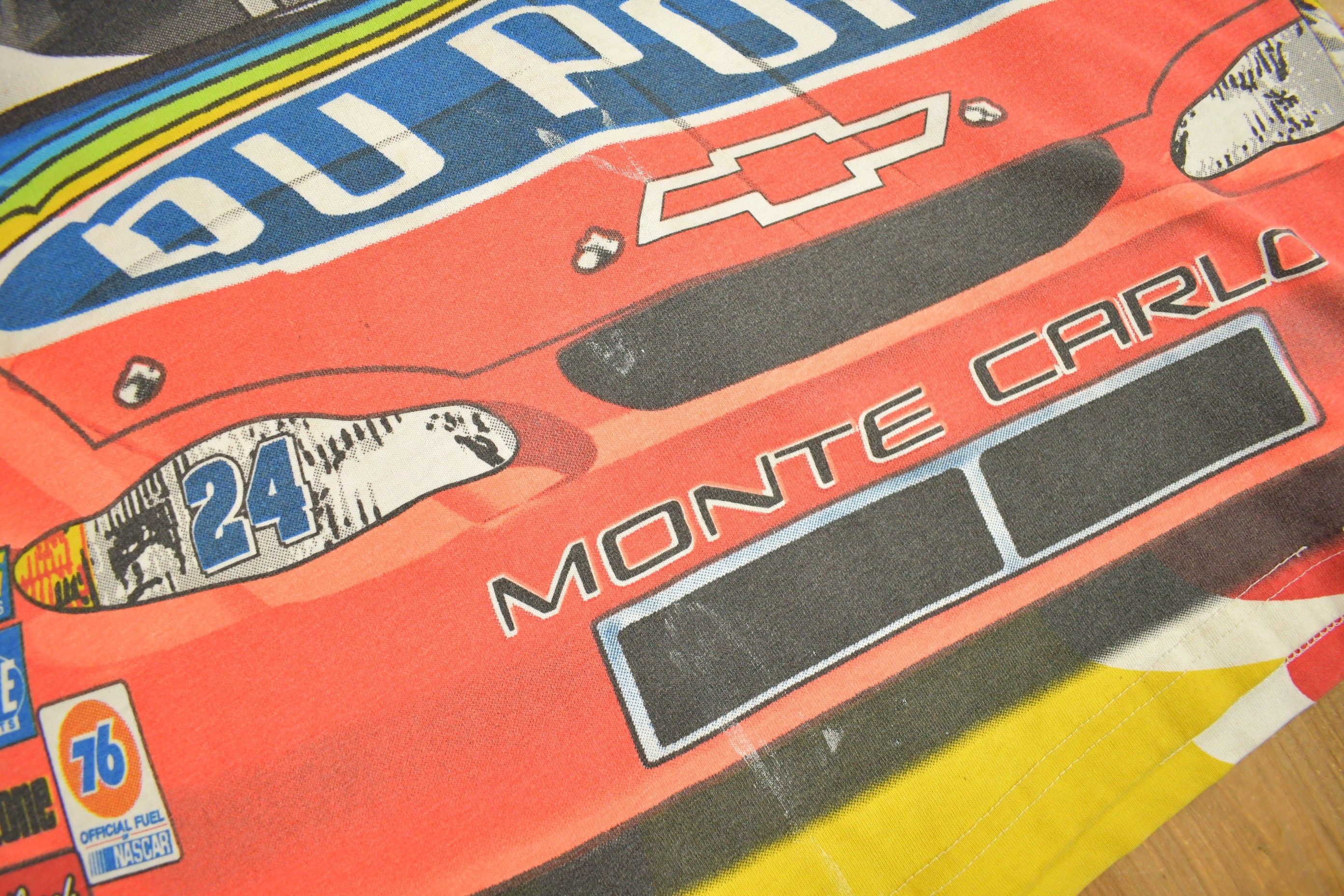 Vintage 2001 Jeff Gordon All Over Print NASCAR Racing T-Shirt