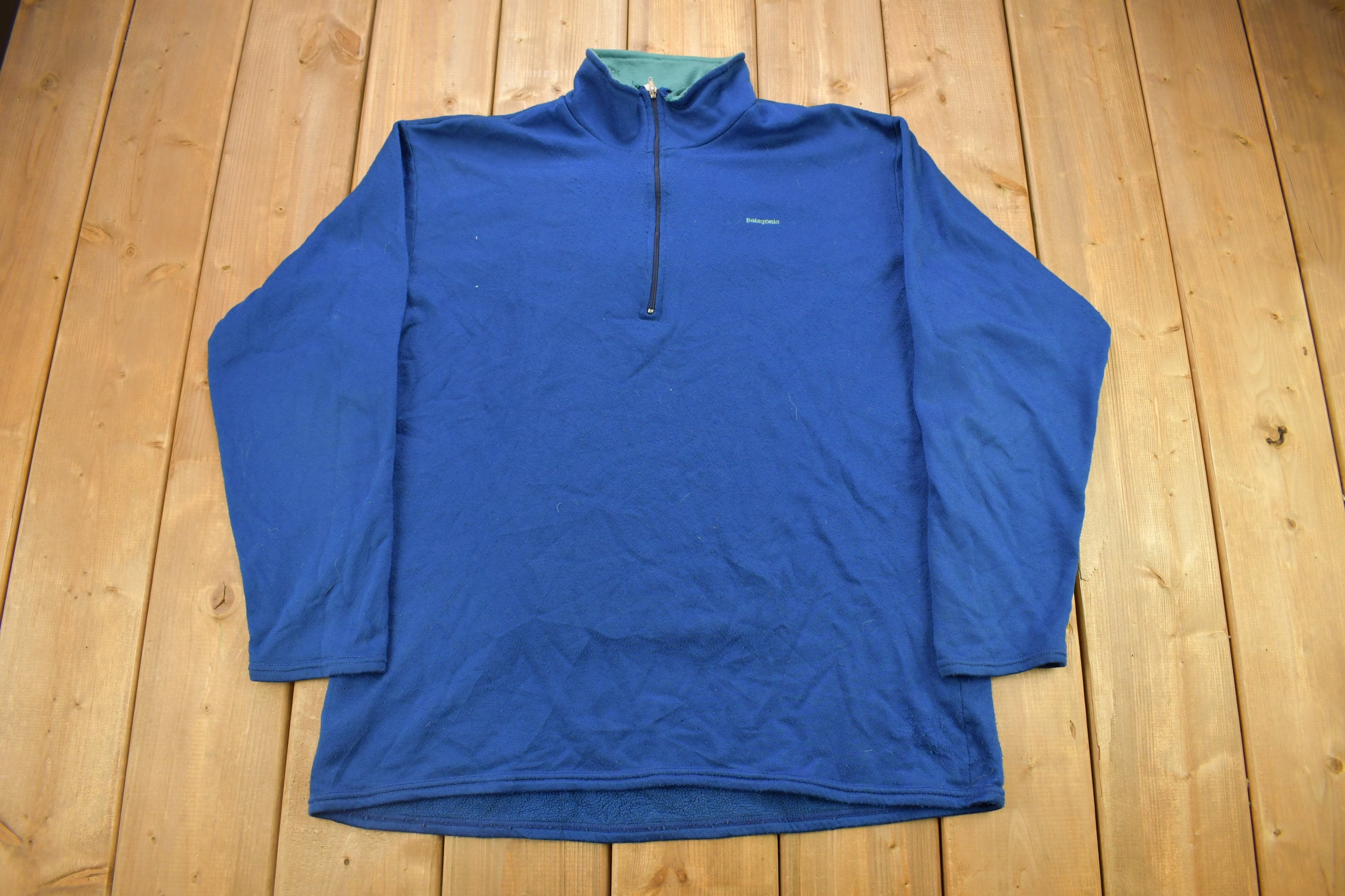 Vintage 1990s Patagonia Capilene Half Zip Fleece Sweater