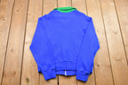 Vintage 1990s Zip Up Workout Jacket Crewneck Sweatshirt