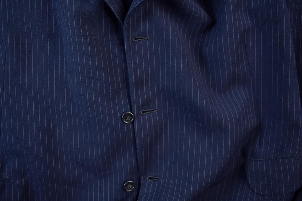 Vintage 1960s Jack Frost Wool Pinstripe Blazer Jacket Men's XL