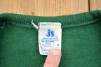 Vintage 1990s Marinette Catholic Central Michigan Knit Uniform Sweatshirt