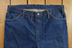 Vintage 1970s Wrangler Dark Wash Denim Jeans 36 x 27