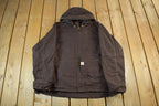 Vintage 2000s Carhartt Hooded Sherpa Lined Jacket Women's 2XL