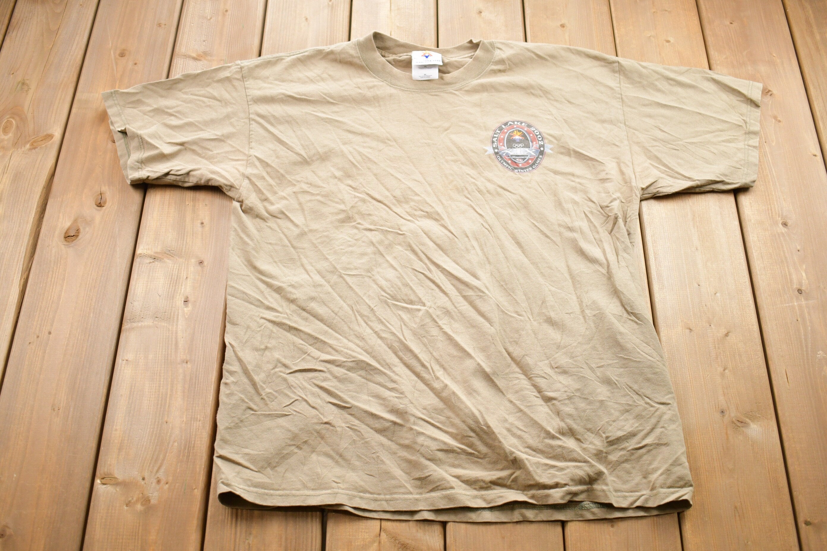 Vintage 2002 Salt Lake Winter Olympic Games Graphic T-Shirt