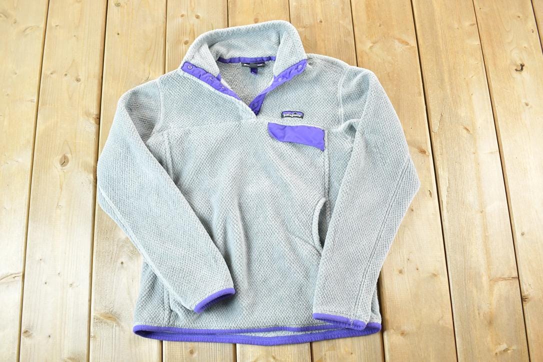 Vintage 1990s Patagonia Fleece Outdoorsman Sweater Women's M