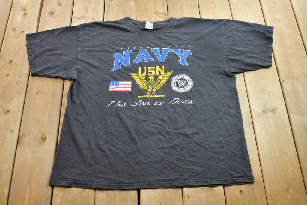 Vintage 1999 United States Navy Graphic T-Shirt