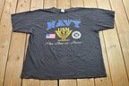 Vintage 1999 United States Navy Graphic T-Shirt