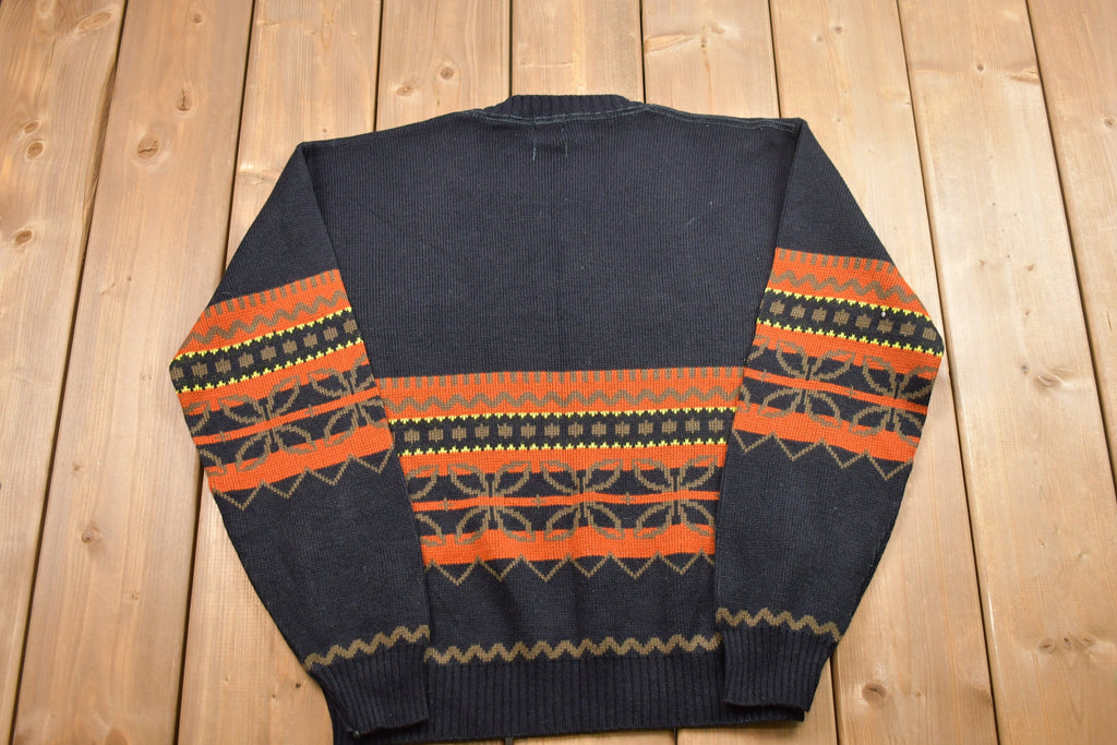 Vintage Drummond Floral Knitted Sweater