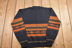 Vintage Drummond Floral Knitted Sweater