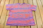 Vintage 1990s Ocean Pacific All Over Print Surf Graphic T Shirt Men's XL