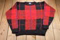 Vintage 1960s Woolrich Plaid Knitted Sweater