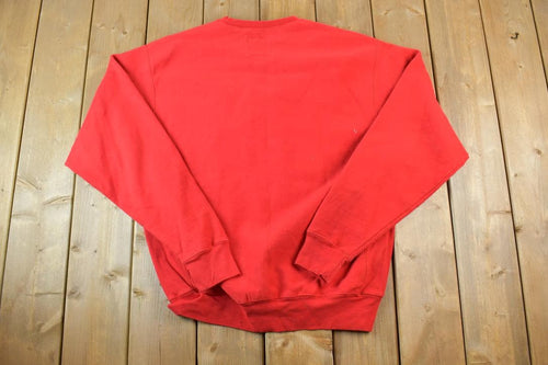 Vintage 1990s Ohio State University Steve And Barry's Collegiate Crew Neck / Embroidered / NCAA Sweatshirt / Sportswear / Americana