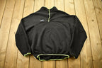 Vintage 1990s Banff Designs Reversible Quarter Zip Fleece Sweater