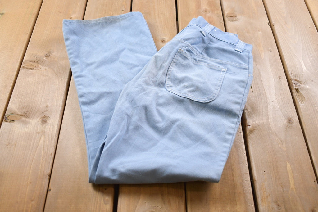 Vintage 1970s Blue JCPenney Denim Pants Size 32 x 30
