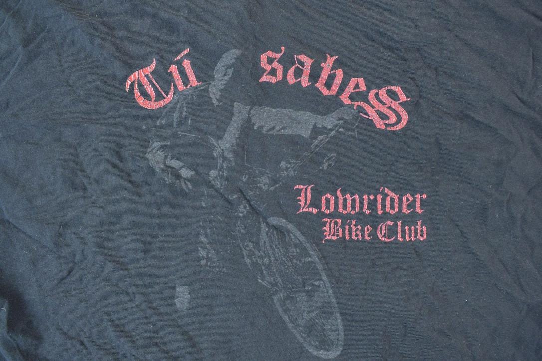 Vintage 1990s Tu Sabes Lowrider Bike Club Single Stitch T-Shirt
