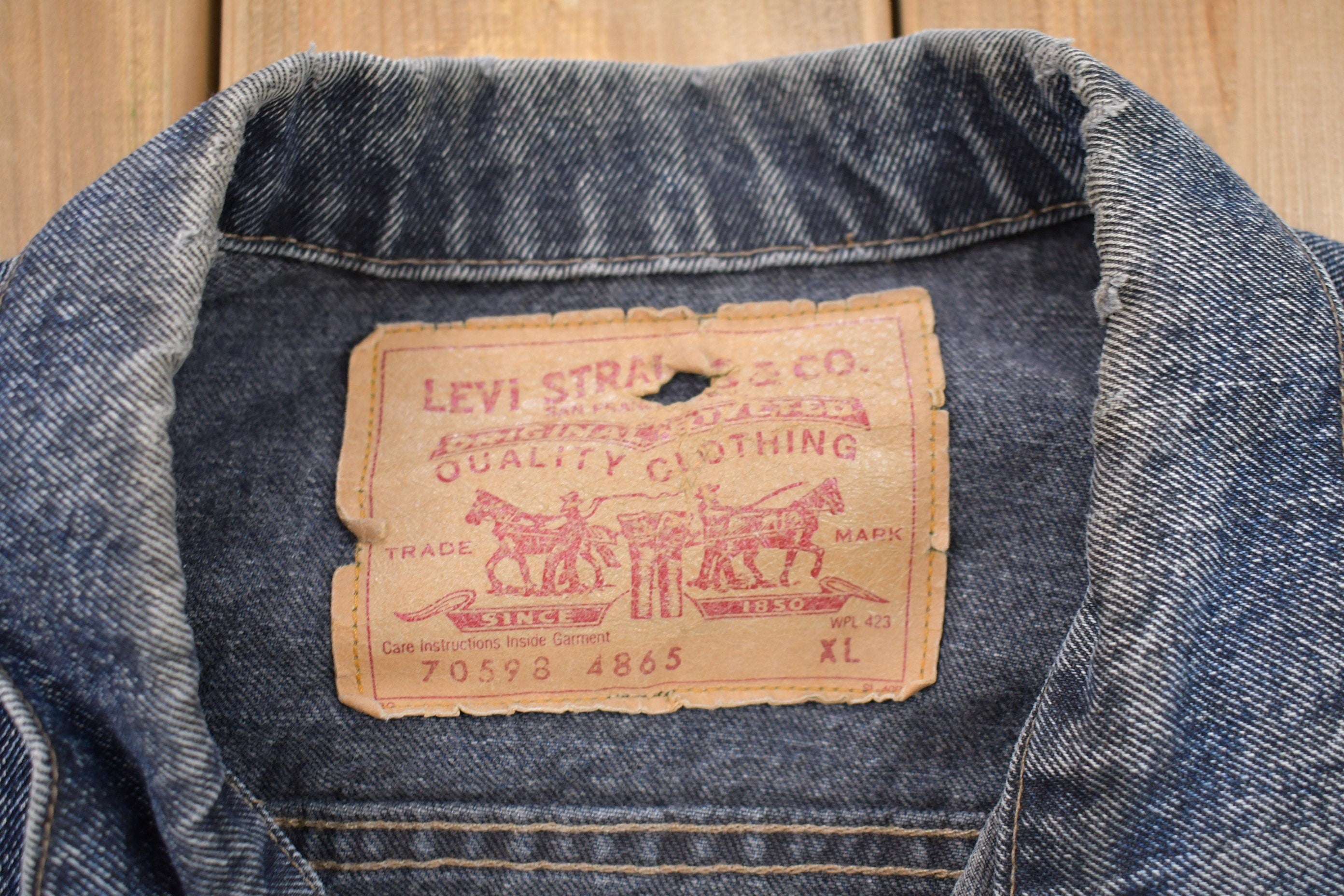 Vintage 1990s Levi's Denim Jean Jacket