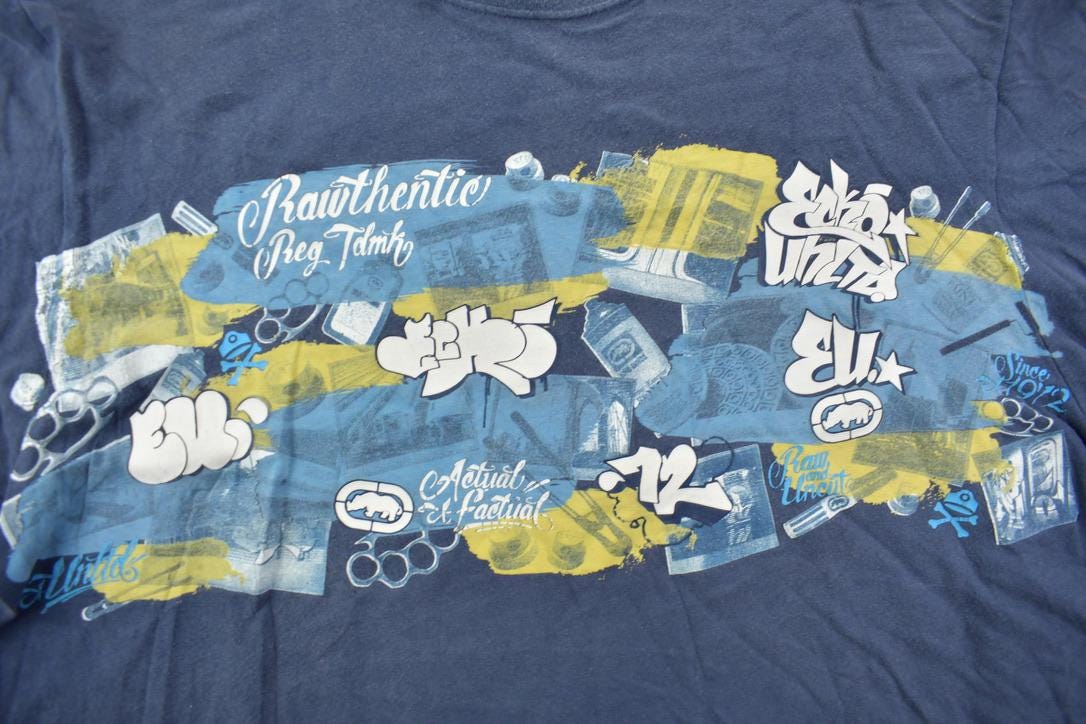 Vintage 1990s Ecko graffiti Graphic T Shirt