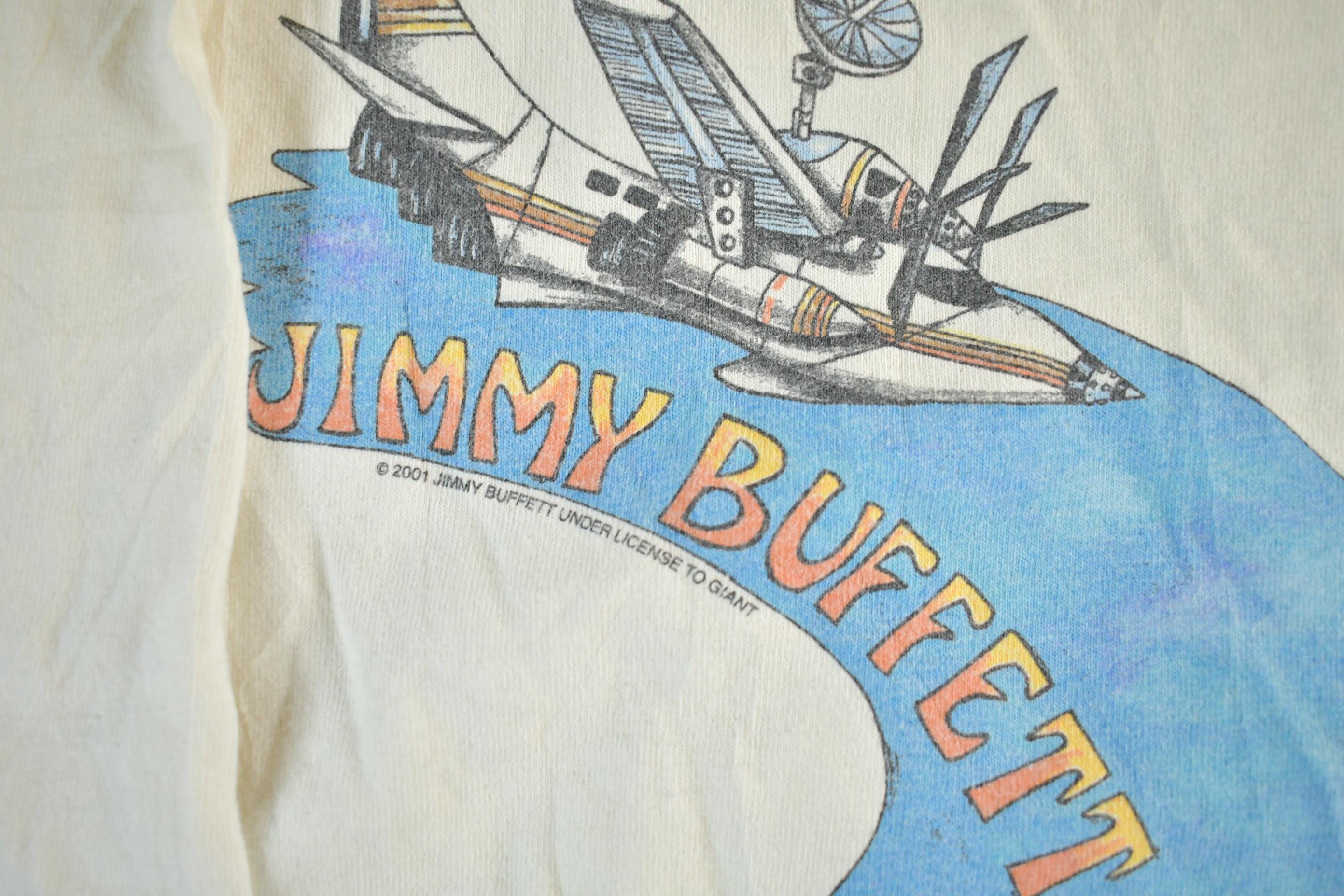 Vintage 2001 A Beach Odyssey Jimmy Buffet Tour T Shirt Men's Medium