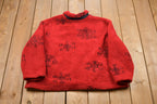 Vintage 1990s Fleece Button Up Sweater