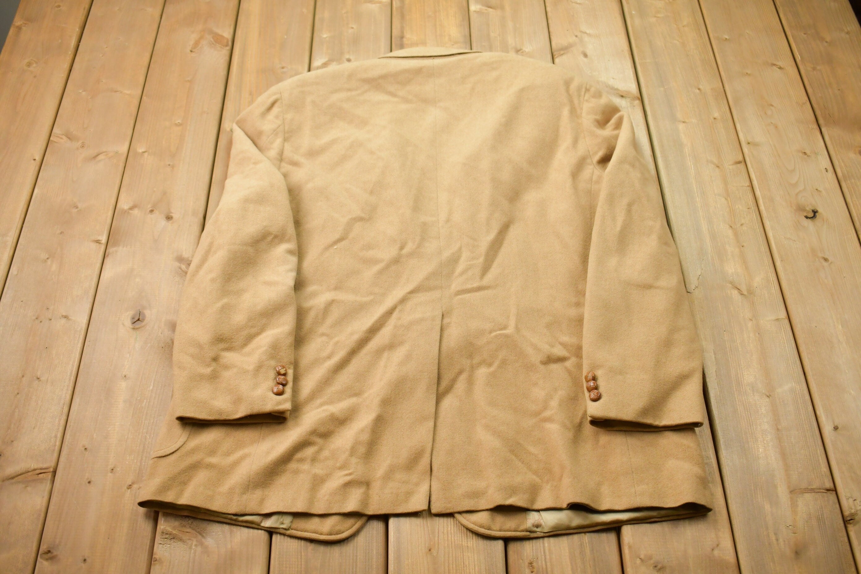 Vintage 1990s 100% Camel Hair Wool Jacket