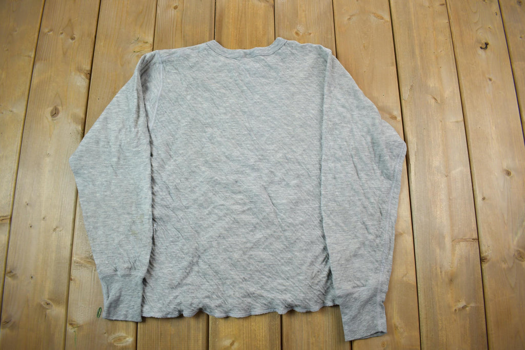 Vintage 1990s Blank Grey Crewneck Sweatshirt